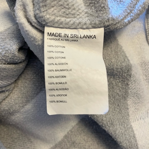 Mens Club Monaco Plaid flannel Shirt - Picture 5 of 6